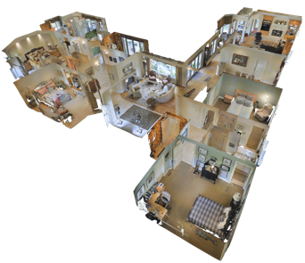 3D Grundriss Puppenhaus